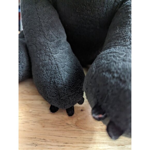 BAB Build a Bear x Dreamworks Toothless stuffed toy Dragon black red 14 inch - Picture 5 of 12